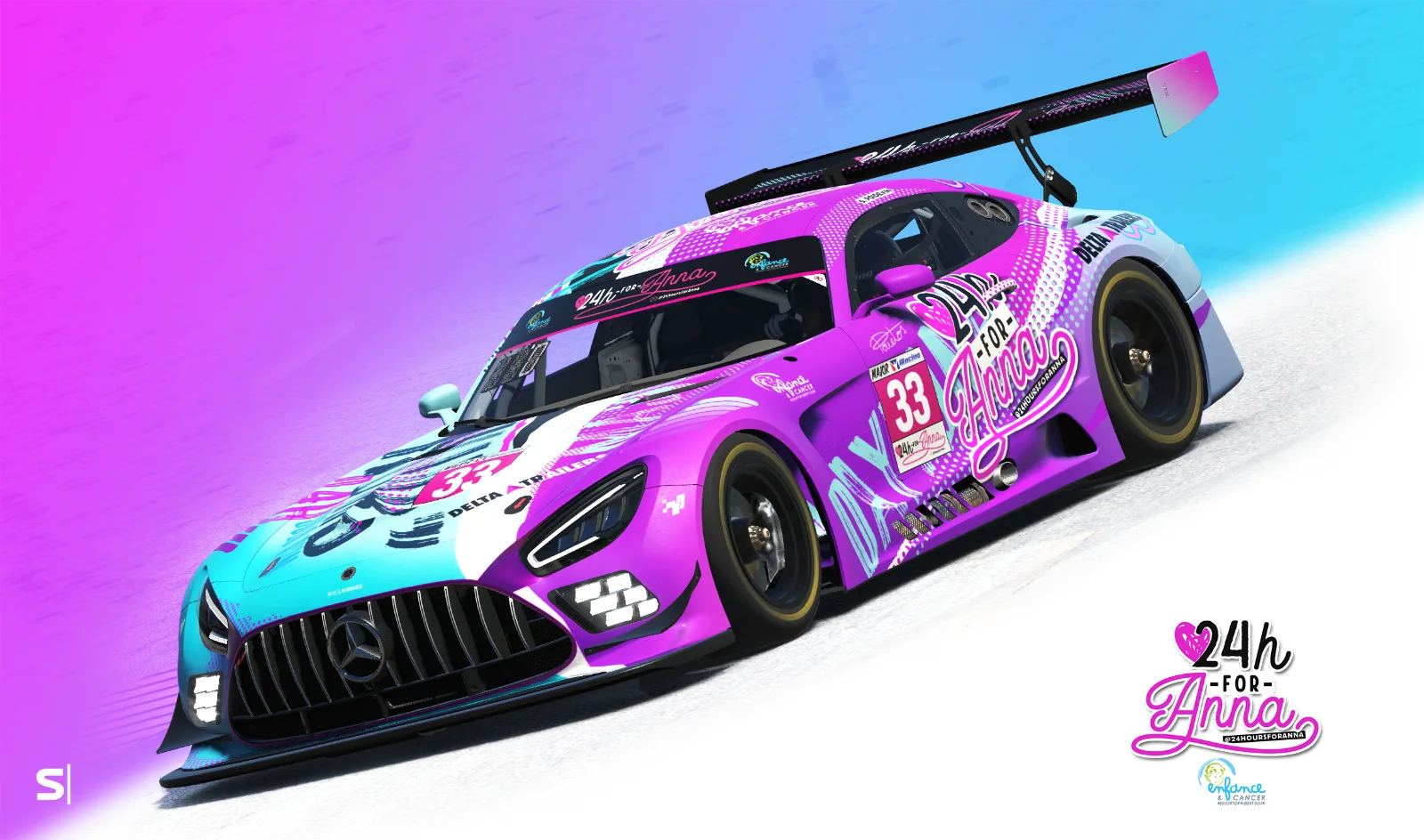Mercedes AMG GT3 Evo - 24hrs for Anna